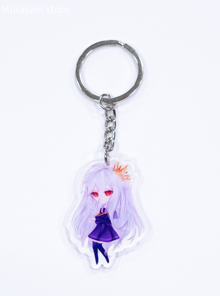 Авторський акриловий брелок Широ (No Game No Life) / mashushani