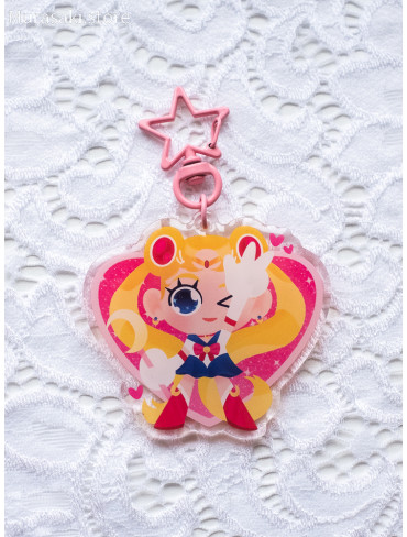 Авторський акриловий брелок Сейлор Мун (Sailor Moon) / vlashart