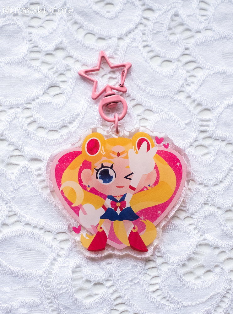 Авторський акриловий брелок Сейлор Мун (Sailor Moon) / vlashart
