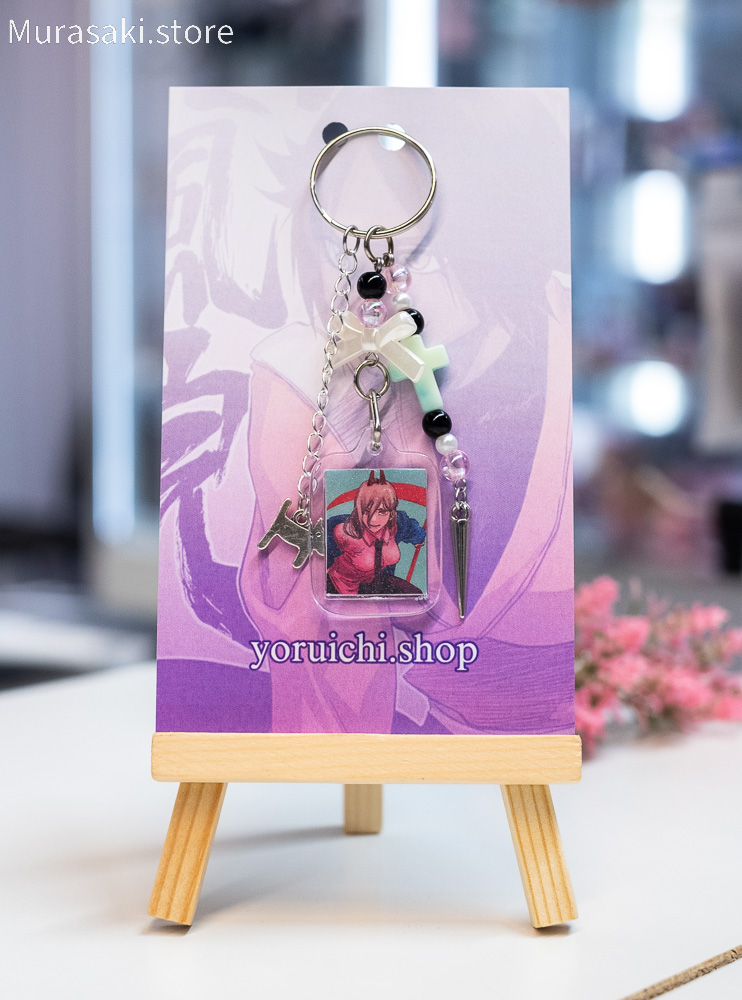 Авторський акриловий брелок Павер (Chainsaw Man) / yoruichi.shop