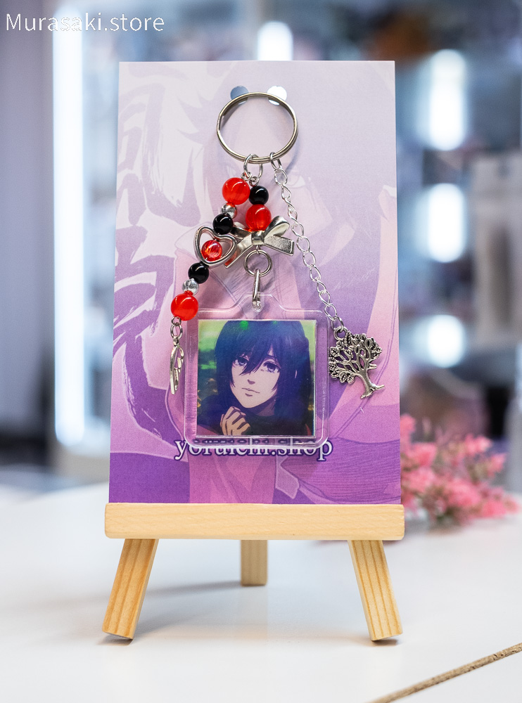 Авторський акриловий брелок Мікаса (Attack on Titan) / yoruichi.shop