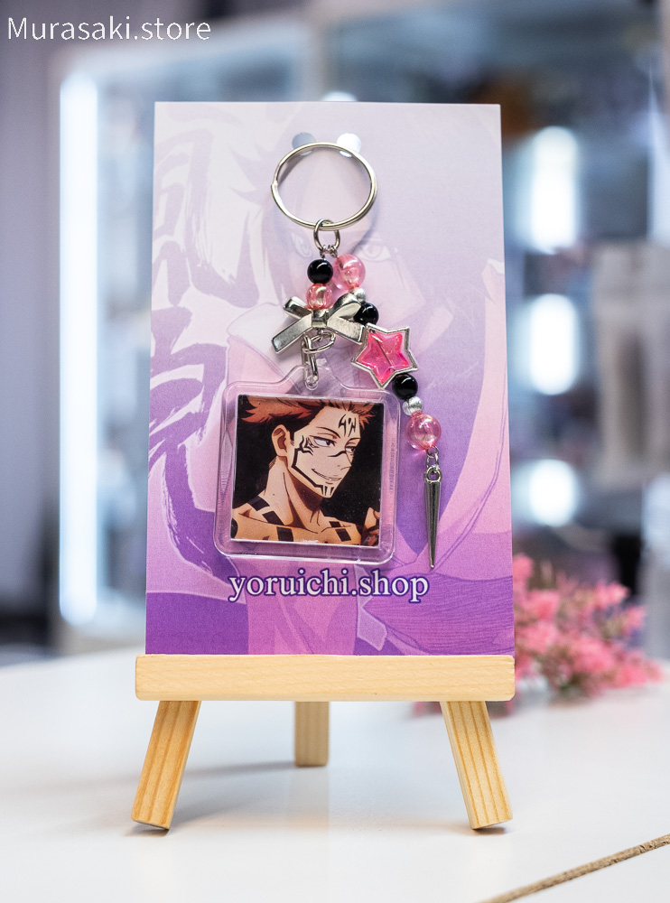 Авторський акриловий брелок Сукуна (Jujutsu Kaisen) / yoruichi.shop