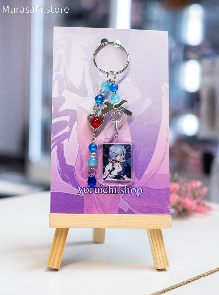 Авторський акриловий брелок Аянамі Рей (Evangelion) / yoruichi.shop