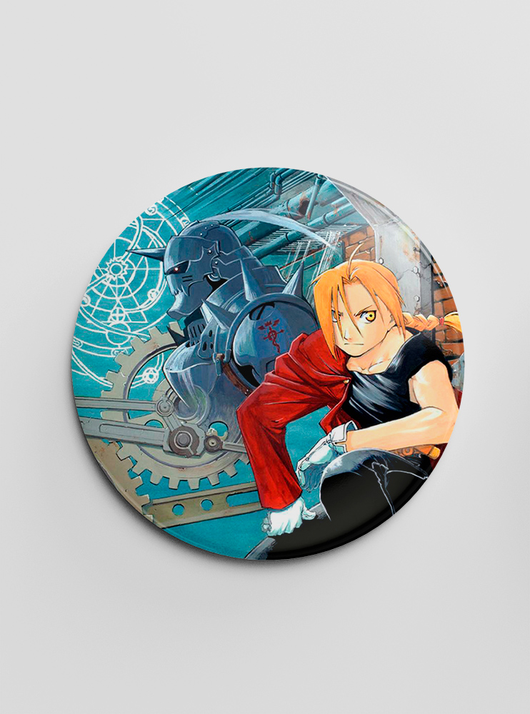 Значок "Сталевий алхімік" 7 (Fullmetal Alchemist)