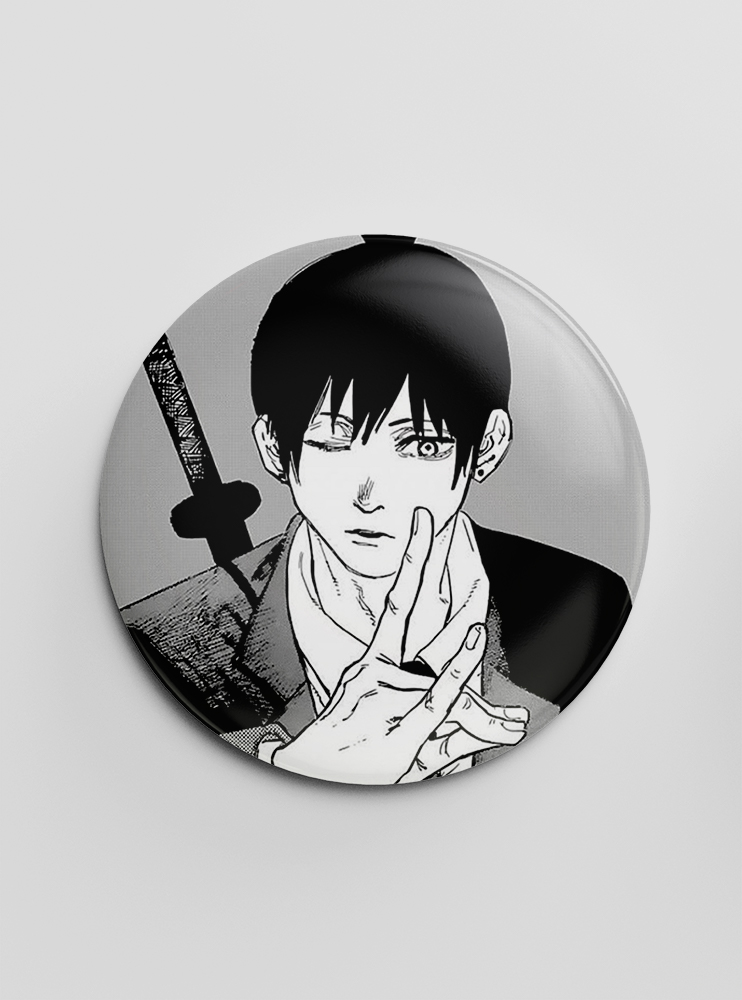 Значок Людина-Бензопила" 11 (Chainsaw Man)