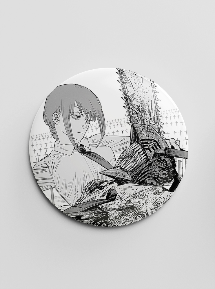 Значок Людина-Бензопила 13 (Chainsaw Man)