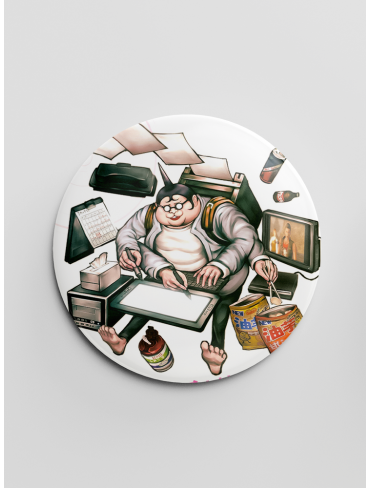 Значок Школа відчаю 14 (Danganronpa)