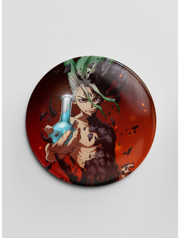 Значок "Доктор Стоун" (Dr. Stone)