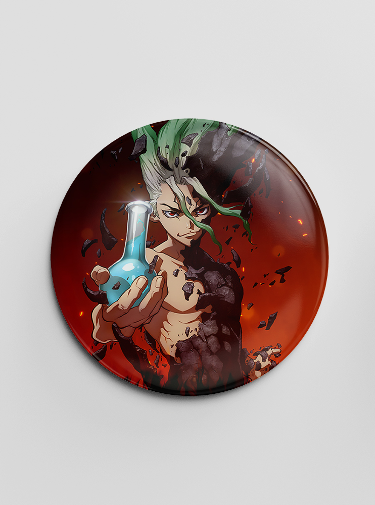 Значок "Доктор Стоун" (Dr. Stone)