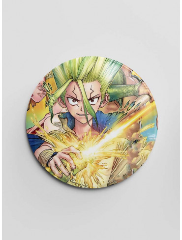 Значок "Доктор Стоун" (10) (Dr. Stone)