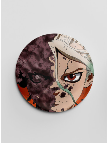 Значок "Доктор Стоун" (2) (Dr. Stone)