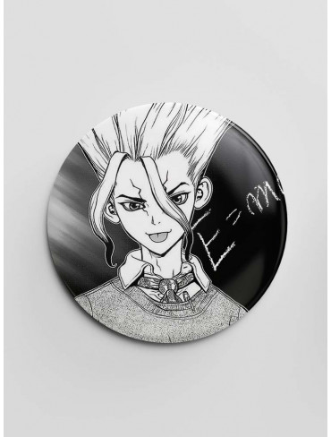 Значок "Доктор Стоун" (3) (Dr. Stone)