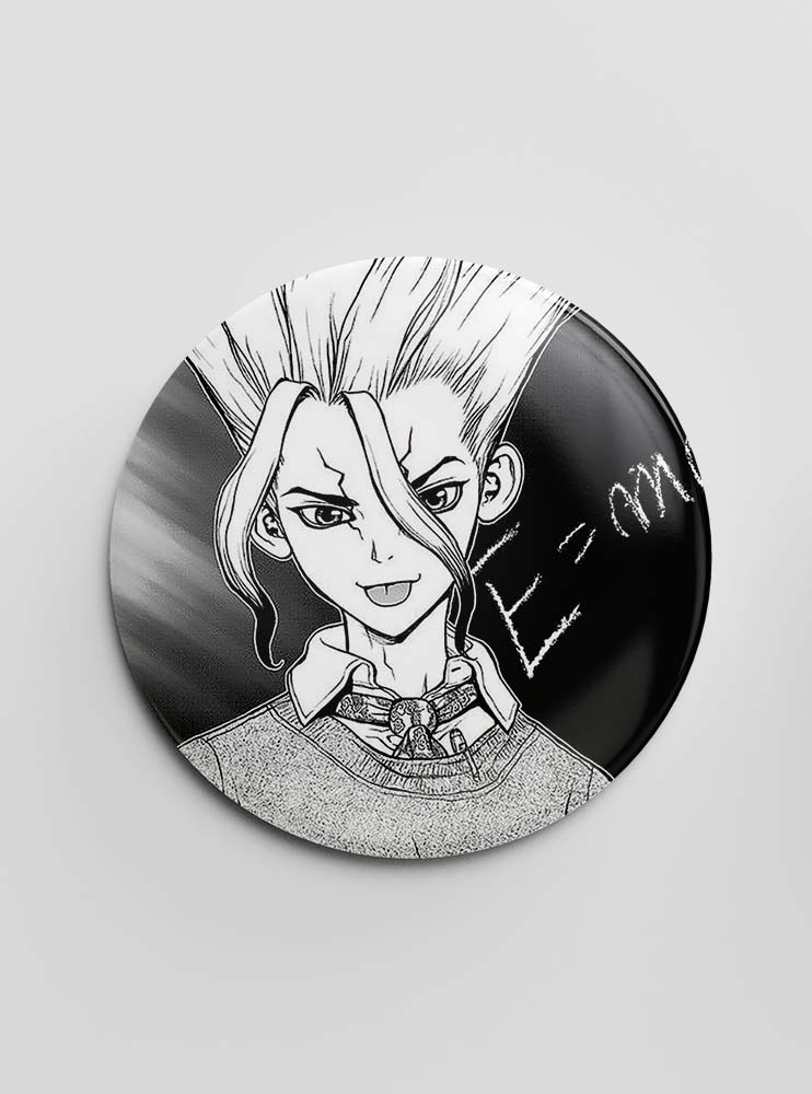 Значок "Доктор Стоун" (3) (Dr. Stone)