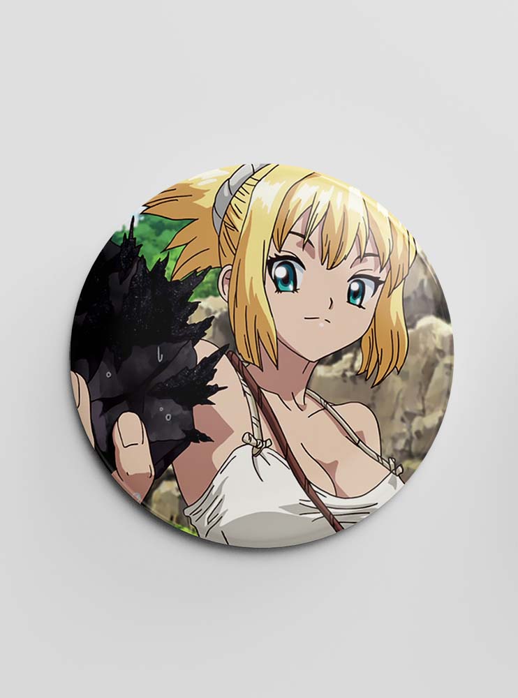 Значок "Доктор Стоун" (6) (Dr. Stone)