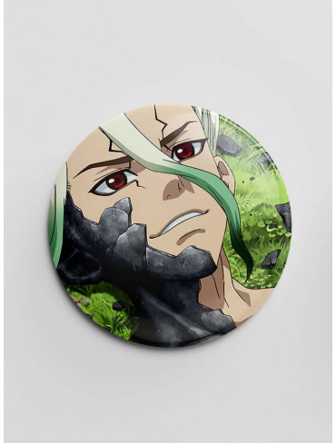 Значок "Доктор Стоун" (8) (Dr. Stone)