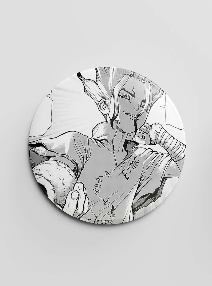Значок "Доктор Стоун" (9) (Dr. Stone)