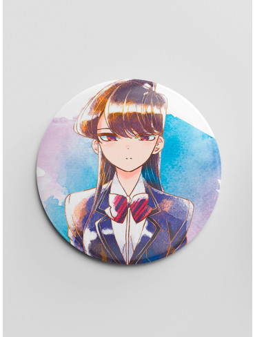 Значок "У Комі проблеми зі спілкуванням" (Komi-san wa, Comyushou desu)