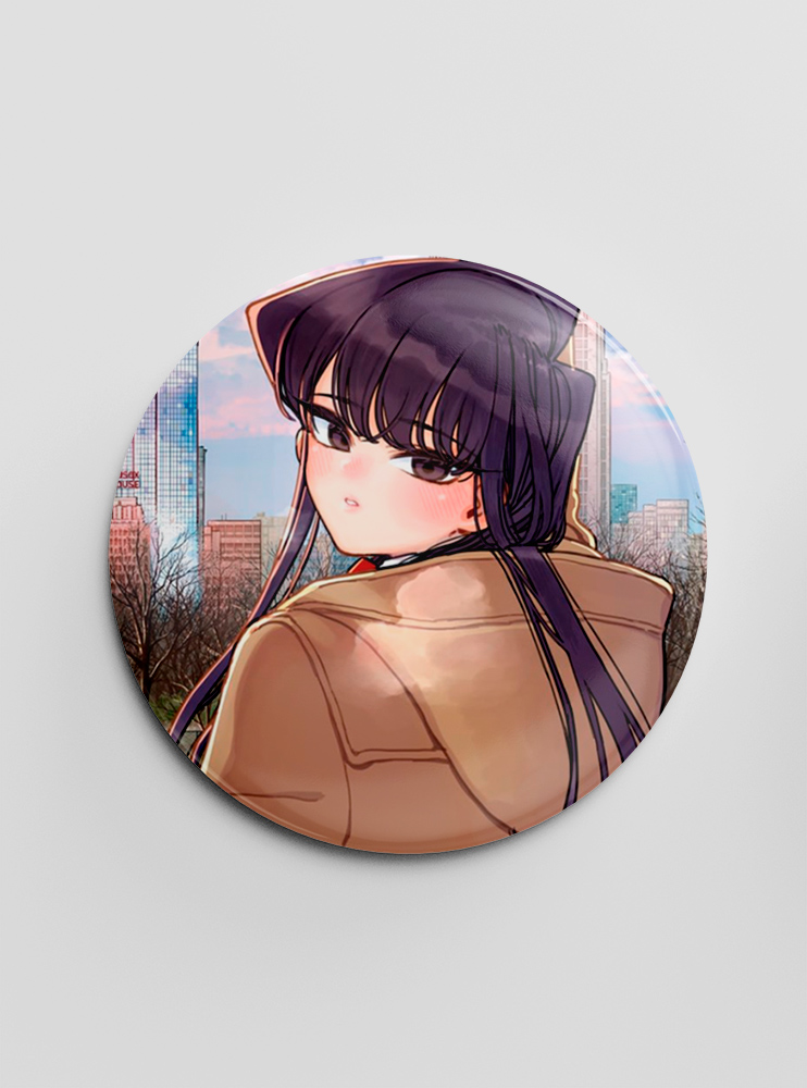 Значок "У Комі проблеми зі спілкуванням" 12 (Komi-san wa, Comyushou desu)
