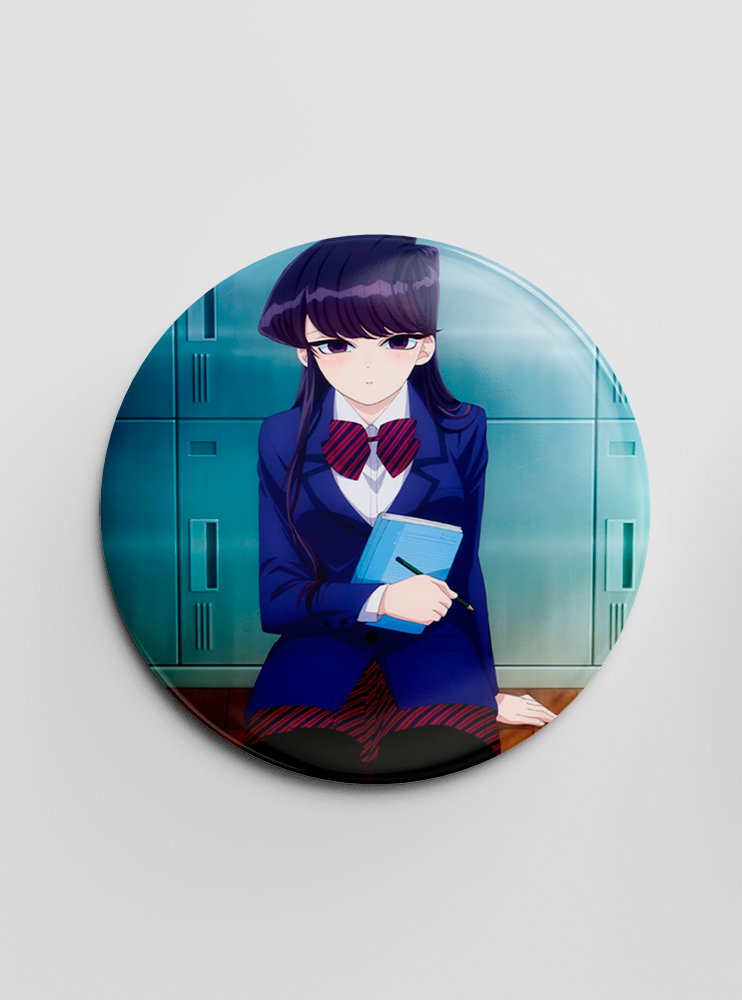 Значок "У Комі проблеми зі спілкуванням" 4 (Komi-san wa, Comyushou desu)