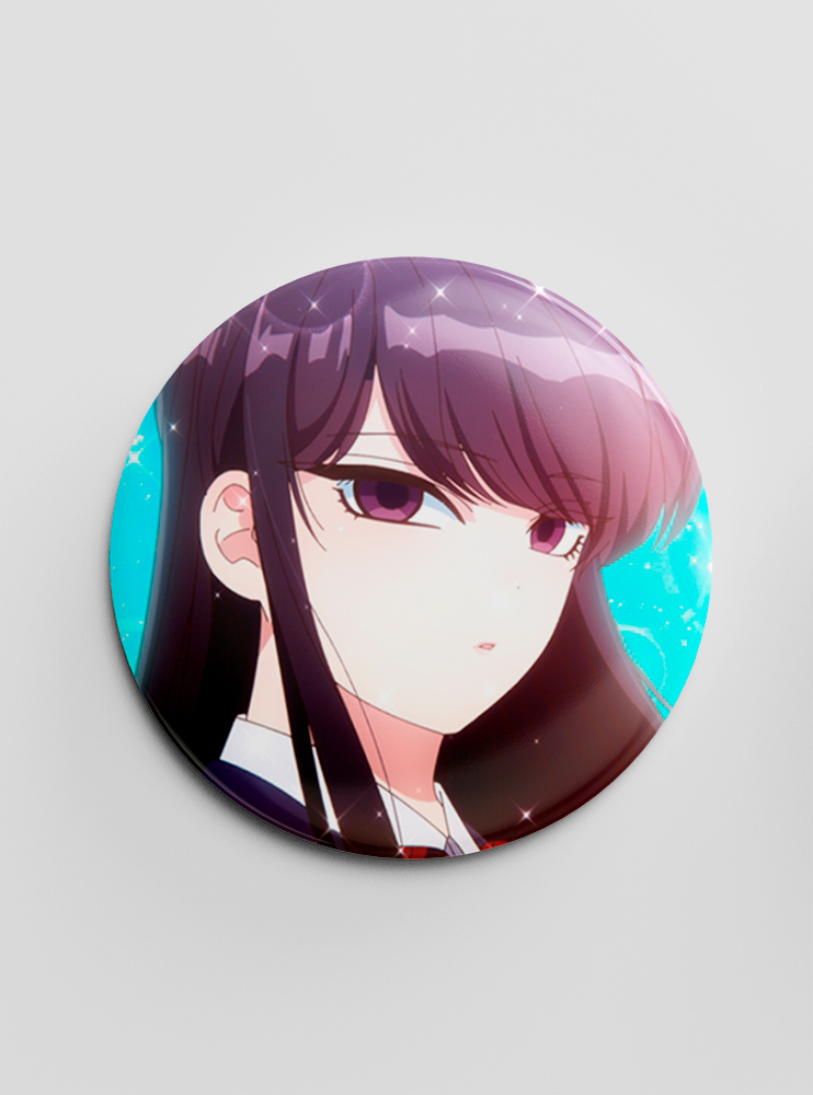 Значок "У Комі проблеми зі спілкуванням" 7 (Komi-san wa, Comyushou desu)