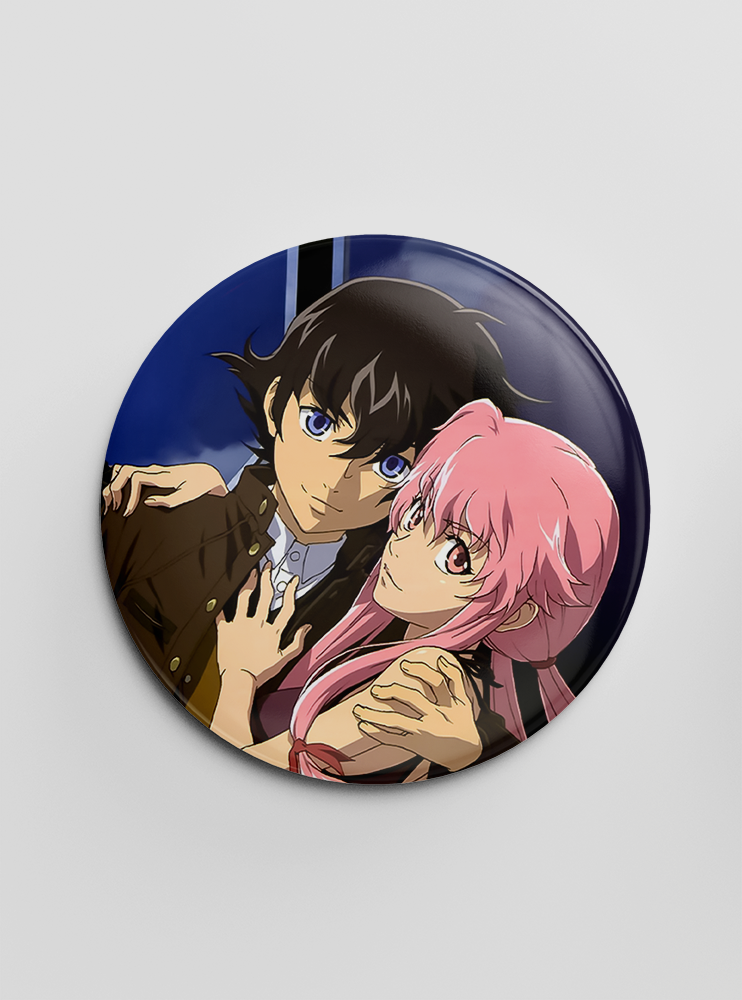 Значок "Щоденник майбутнього" 2 (Mirai Nikki)