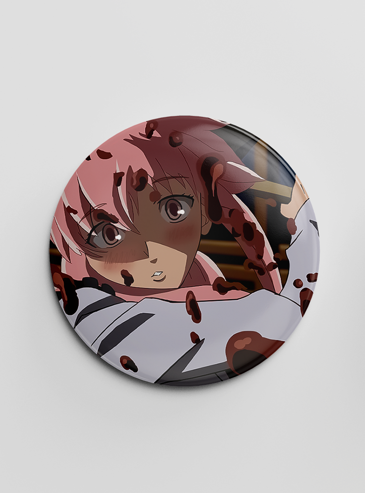 Значок "Щоденник майбутнього" 6 (Mirai Nikki)