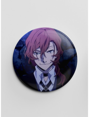 Значок "Літературні генії Бродячі Пси" (Bungou Stray Dogs)