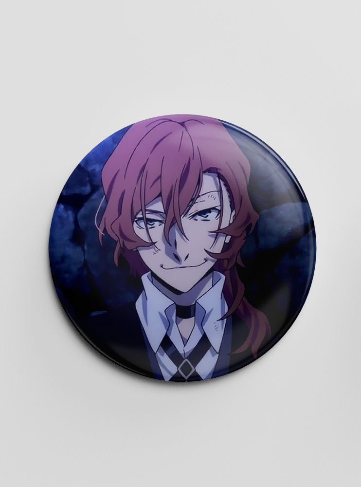 Значок "Літературні генії Бродячі Пси" (Bungou Stray Dogs) Значок "Літературні генії Бродячі Пси" (Bungou Stray Dogs)