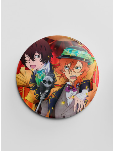 Значок "Літературні генії Бродячі Пси" 18 (Bungou Stray Dogs)