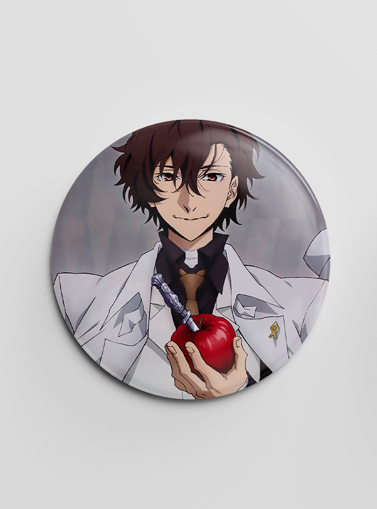 Значок "Літературні генії Бродячі Пси" 23 (Bungou Stray Dogs)