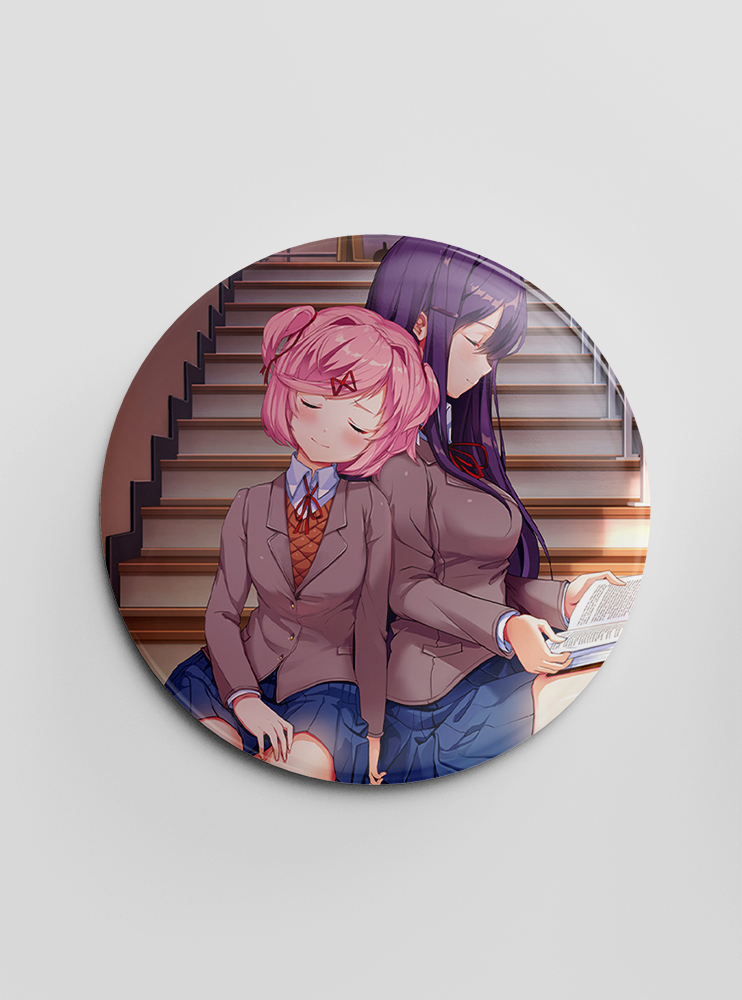 Значок Doki Doki Літературний клуб! 9 (Doki Doki Literature Club!)