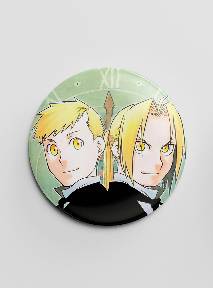 Значок "Сталевий алхімік" (Fullmetal Alchemist)