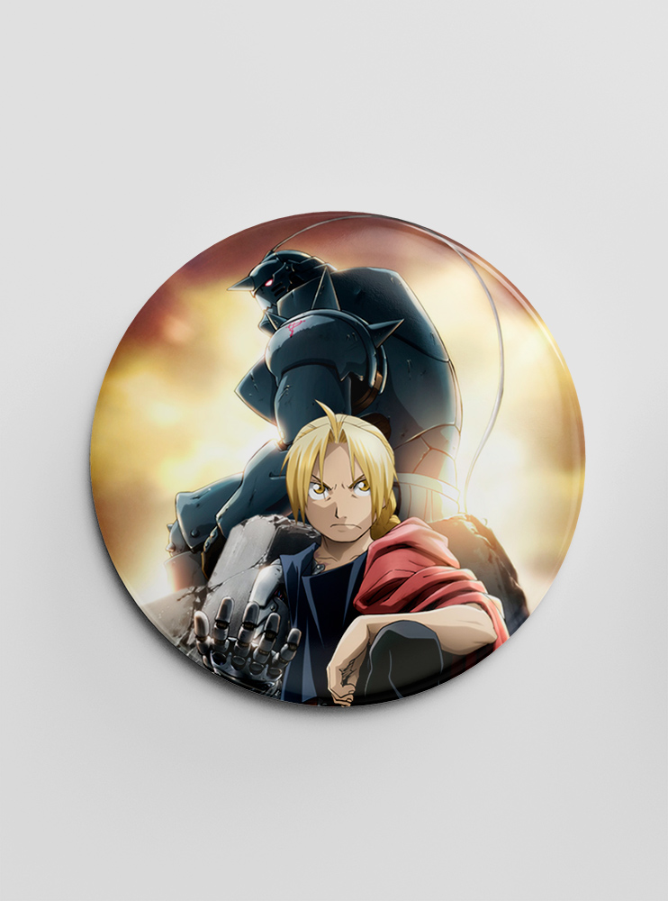 Значок "Сталевий алхімік" 14 (Fullmetal Alchemist)