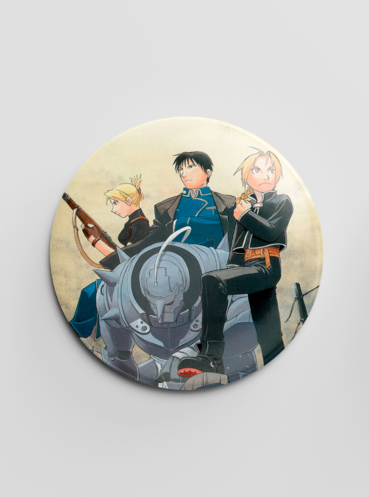 Значок "Сталевий алхімік" 2 (Fullmetal Alchemist)