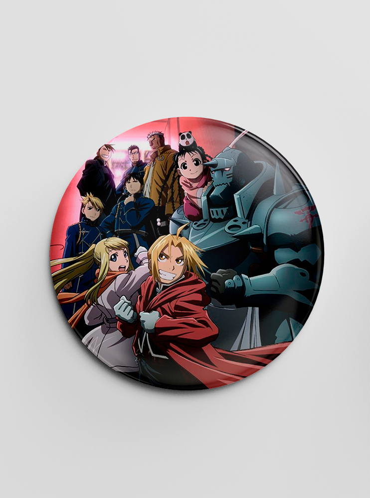 Значок "Сталевий алхімік" 8 (Fullmetal Alchemist)