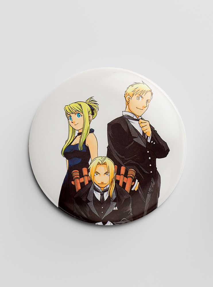 Значок "Сталевий алхімік" 9 (Fullmetal Alchemist)