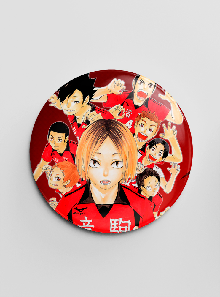 Значок "Волейбол" 10 (Haikyuu)