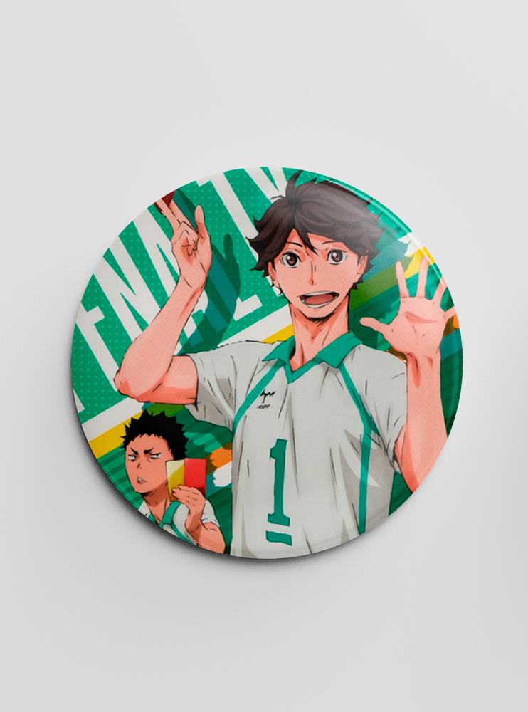 Значок "Волейбол" 13 (Haikyuu)