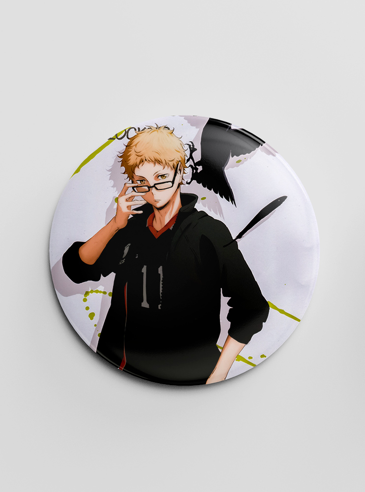 Значок "Волейбол" 2 (Haikyuu)