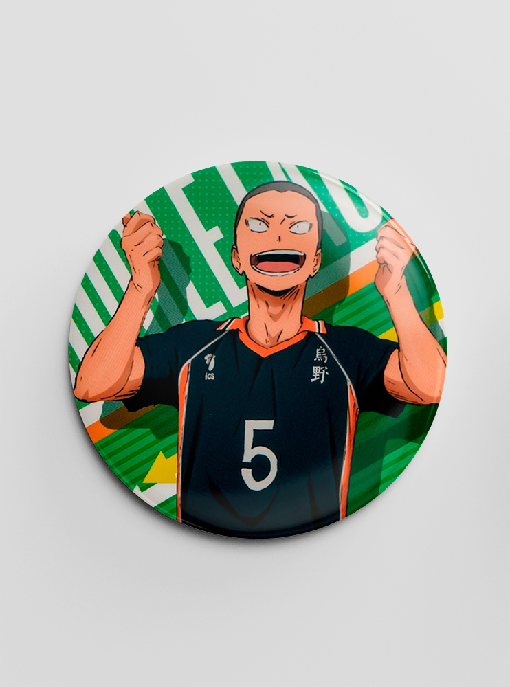 Значок "Волейбол" 21 (Haikyuu)