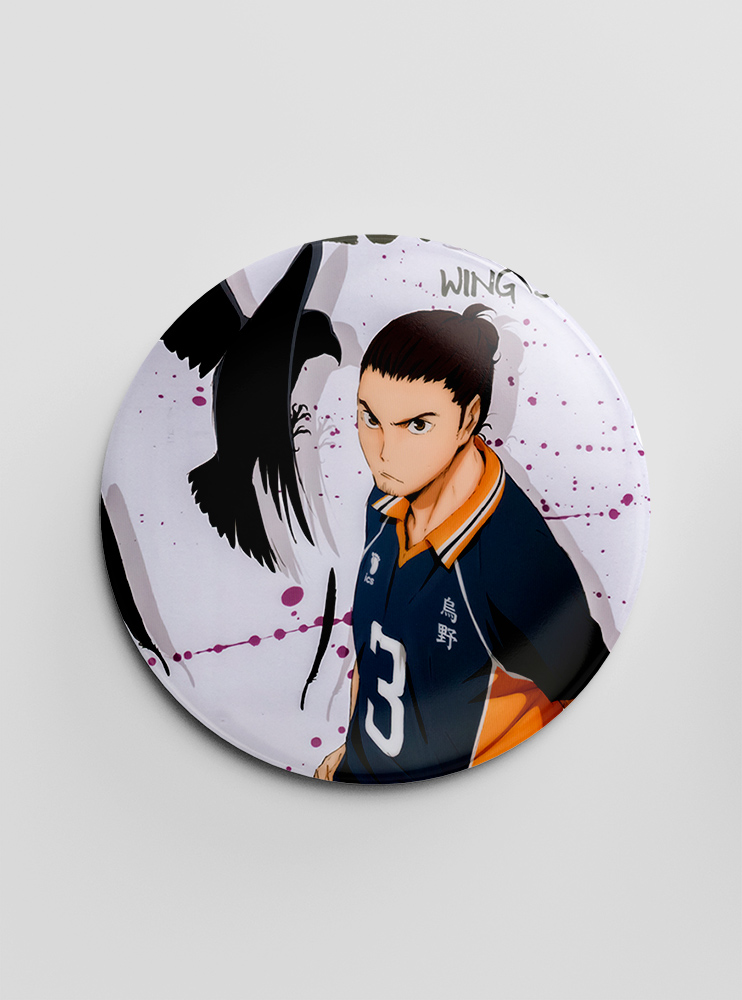 Значок "Волейбол" 7 (Haikyuu)