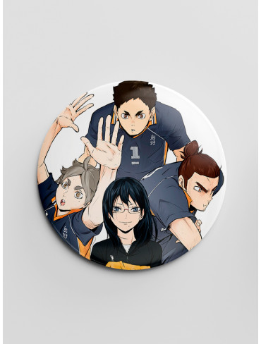 Значок "Волейбол" 9 (Haikyuu)
