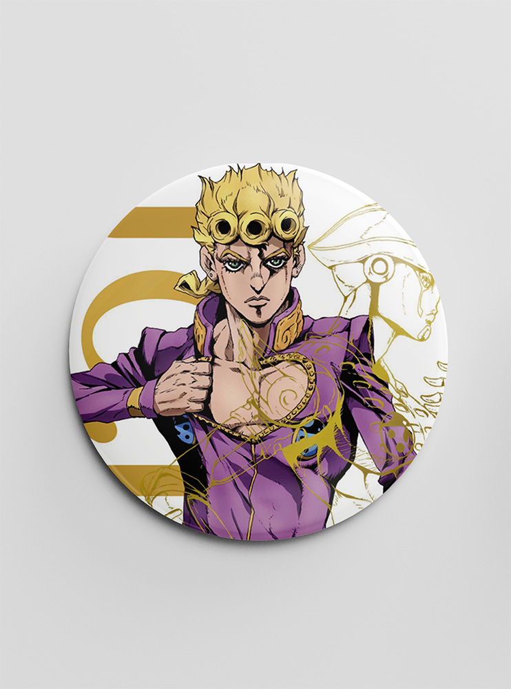 Значок "ДжоДжо" (JoJo's Bizarre Adventure)