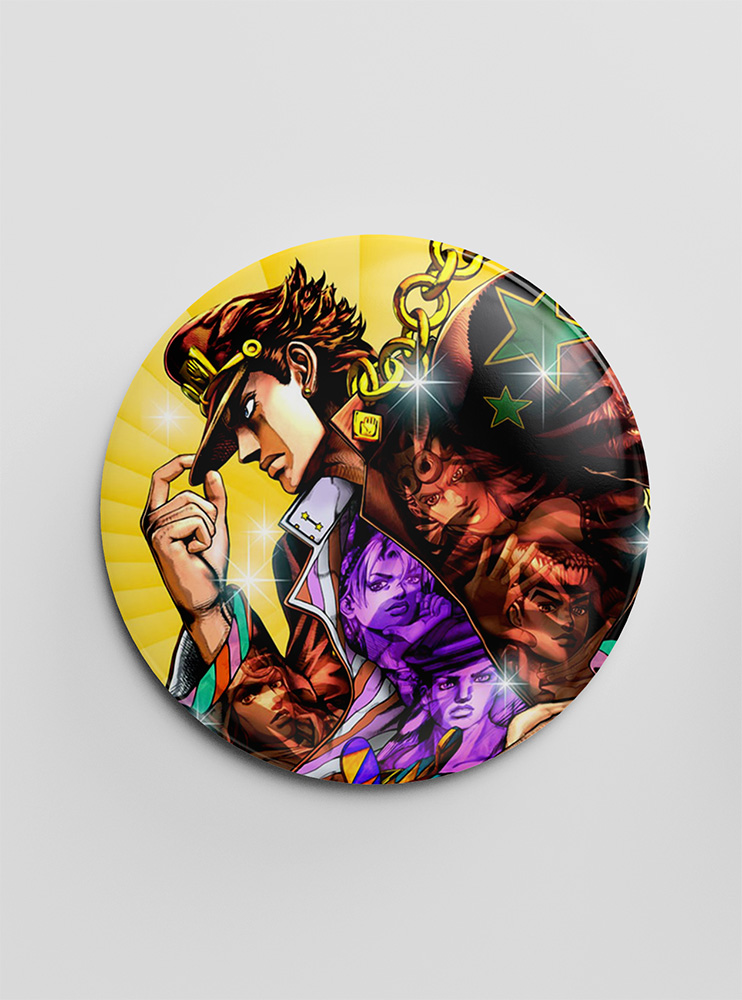 Значок "ДжоДжо" 2 (JoJo's Bizarre Adventure)