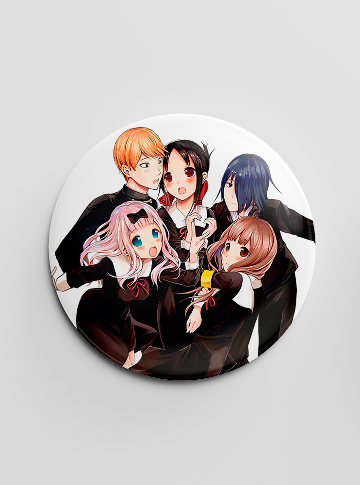 Значок "Каґуя-сама - Кохання як війна" 6 (Kaguya-sama: Love is War)
