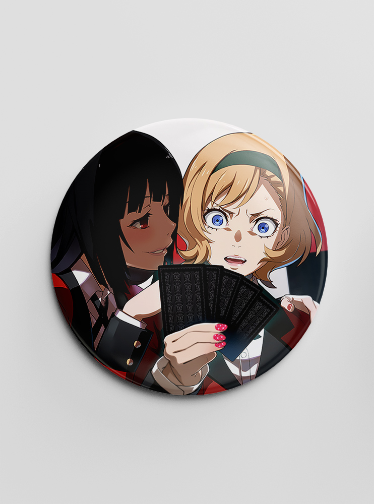 Значок "Шалений азарт" (Kakegurui)