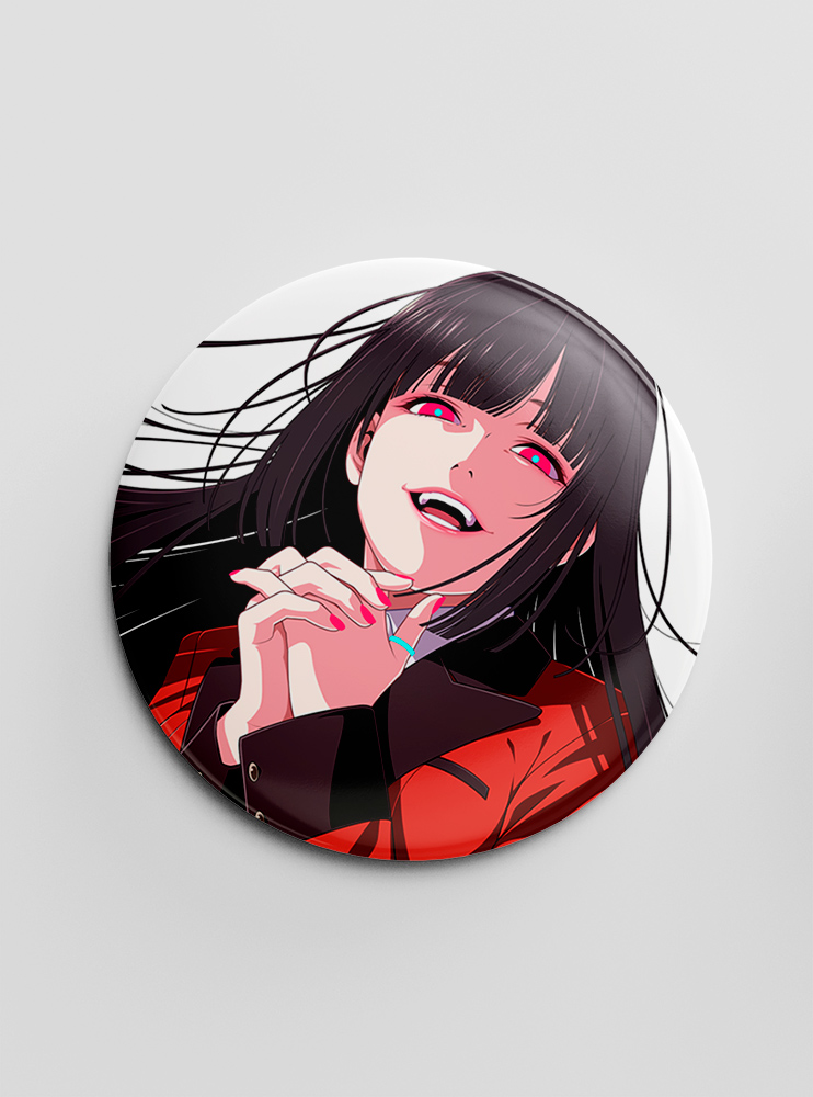 Значок "Шалений азарт" 16 (Kakegurui)