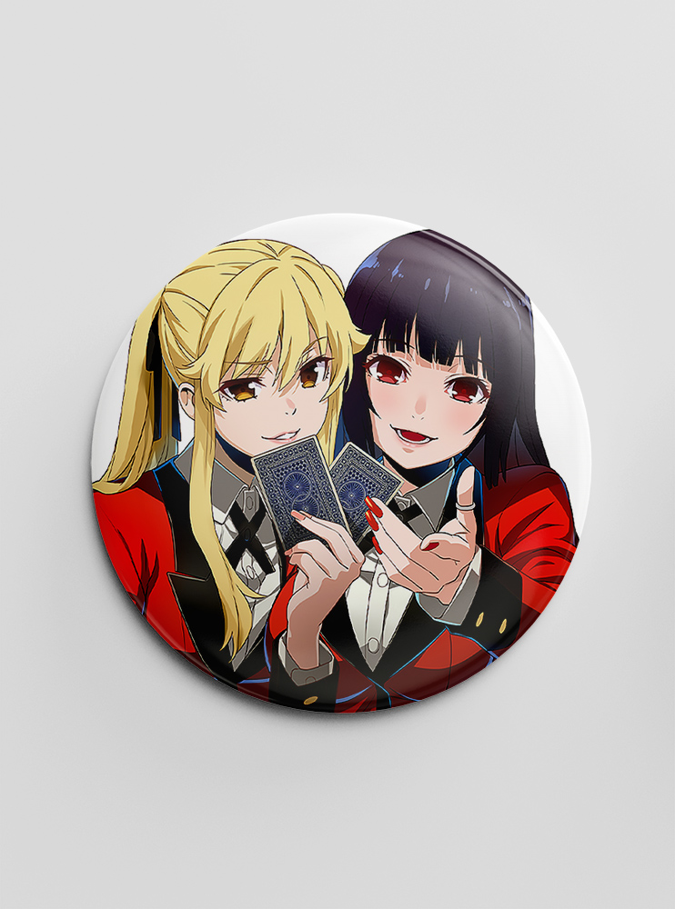 Значок "Шалений азарт" 3 (Kakegurui)