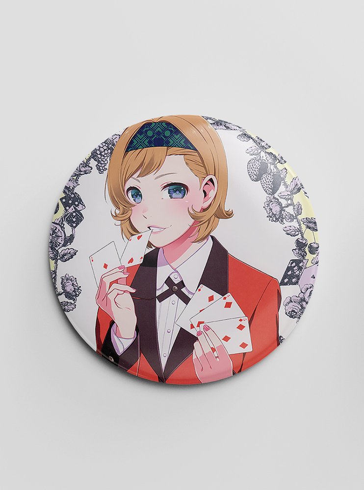 Значок "Шалений азарт" 4 (Kakegurui)