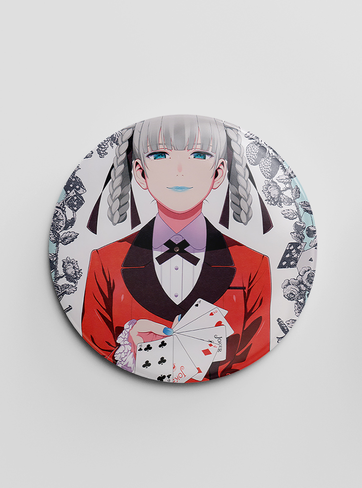 Значок "Шалений азарт" 7 (Kakegurui)